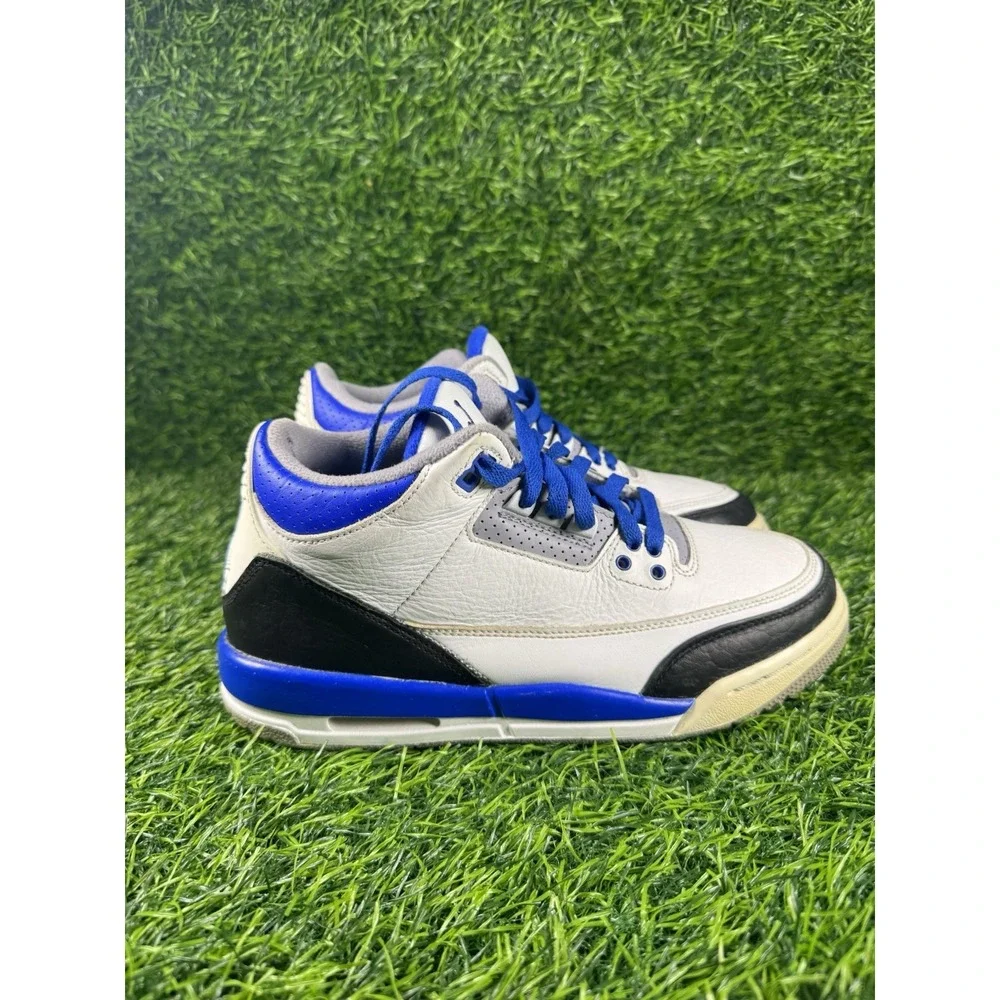 Size 7Y - Air Jordan 3 Racer Blue